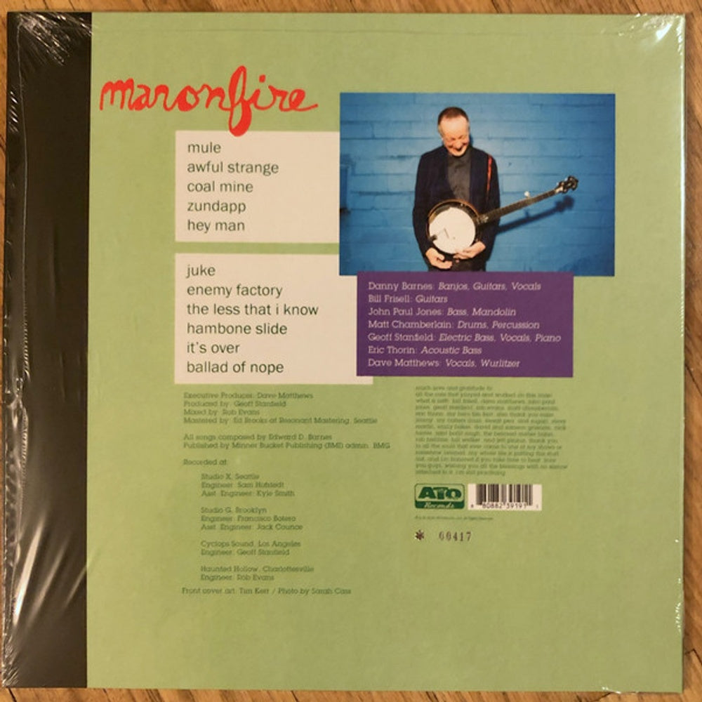 Danny Barnes – Man On Fire (LP Vinyl) Vinyl Record