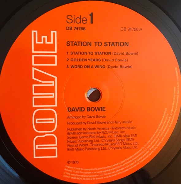 David Bowie – Station To Station (LP Vinyl) Vinyl Record
