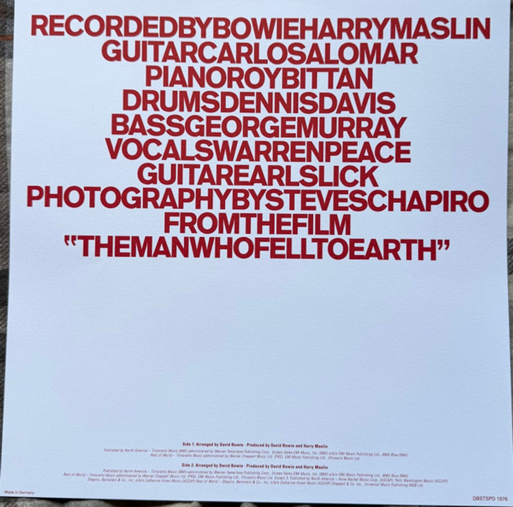 David Bowie – Station To Station (LP Vinyl) Vinyl Record