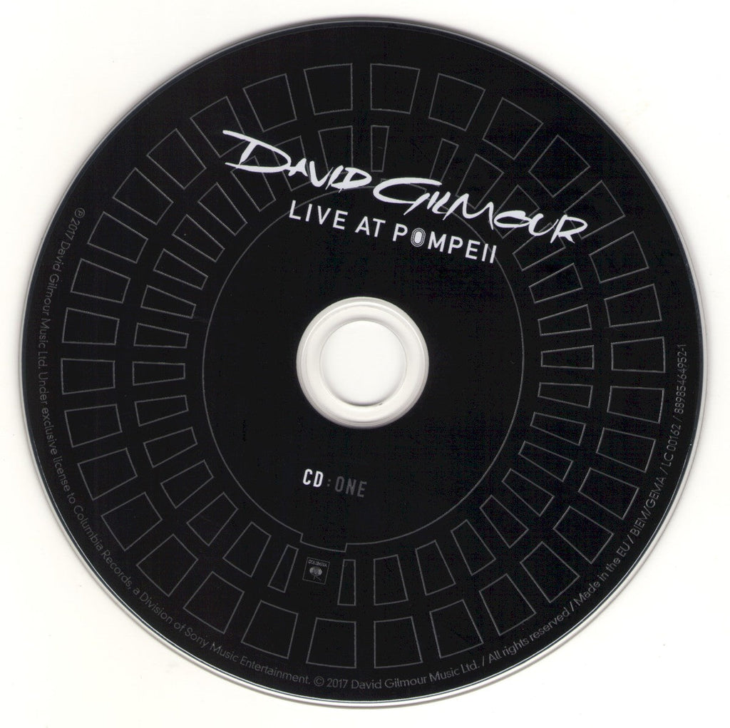 David Gilmour – Live At Pompeii (2-CD) Music CD