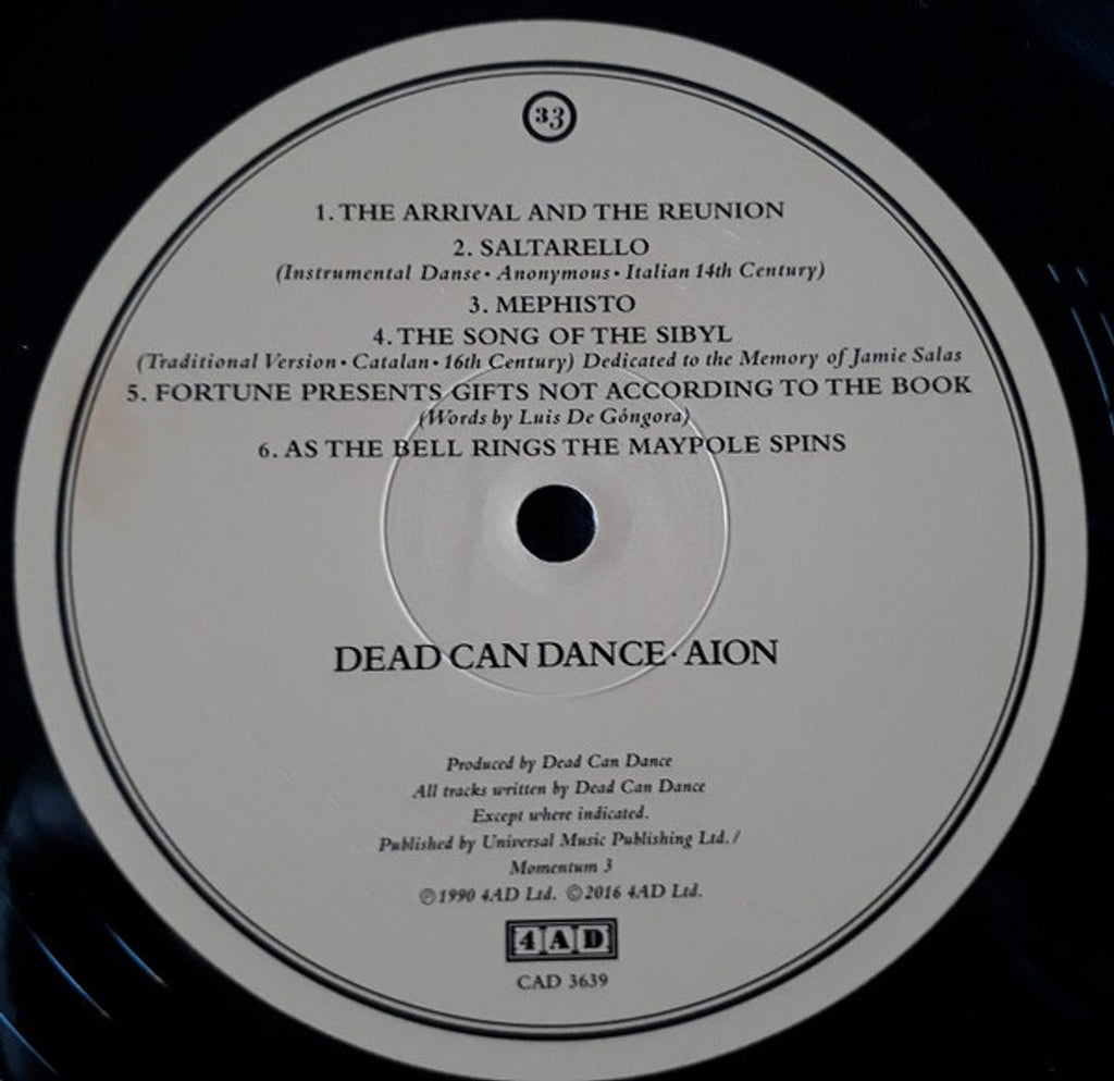 Dead Can Dance – Aion (LP Vinyl) Vinyl Record