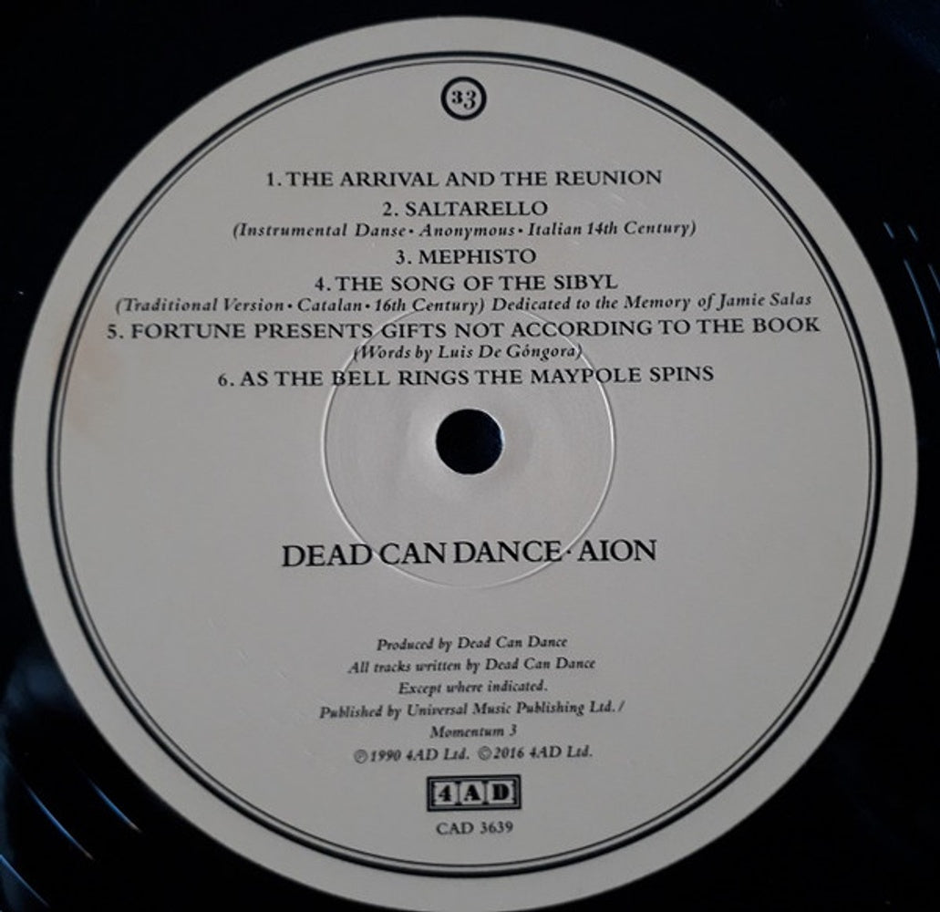 Dead Can Dance – Aion (LP Vinyl) Vinyl Record