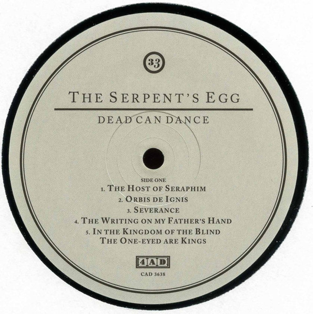 Dead Can Dance – The Serpent's Egg (LP Vinyl) Vinyl Record