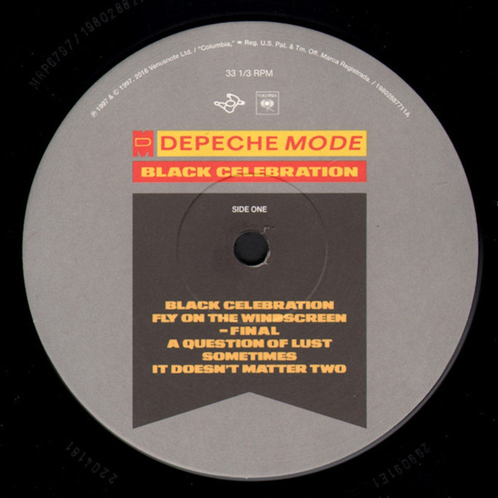 Depeche Mode – Black Celebration (LP Vinyl) Vinyl Record