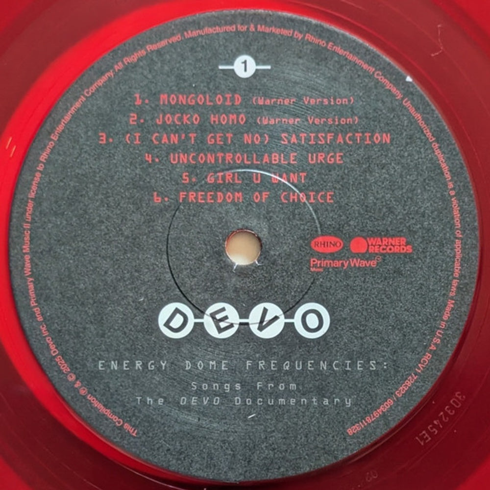 Devo – Energy Dome Frequencies (LP Vinyl) Vinyl Record