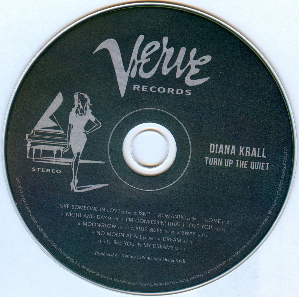 Diana Krall – Turn Up The Quiet Music CD