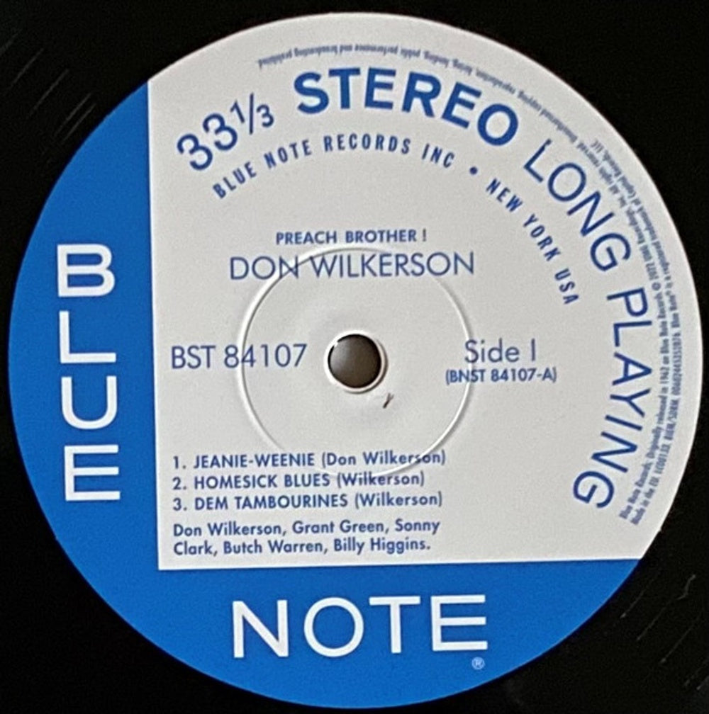 Don Wilkerson – Preach Brother! (LP Vinyl) Vinyl Record