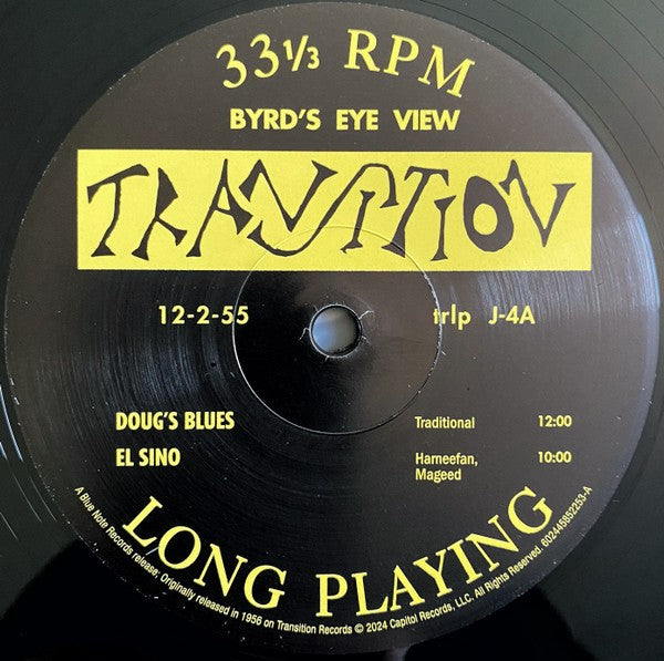 Donald Byrd – Byrd's Eye View (LP Vinyl) Vinyl Record