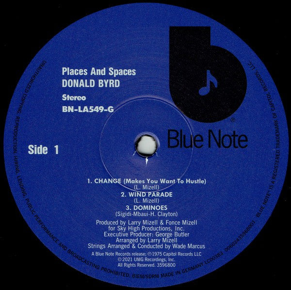 Donald Byrd – Places And Spaces (LP Vinyl) Vinyl Record