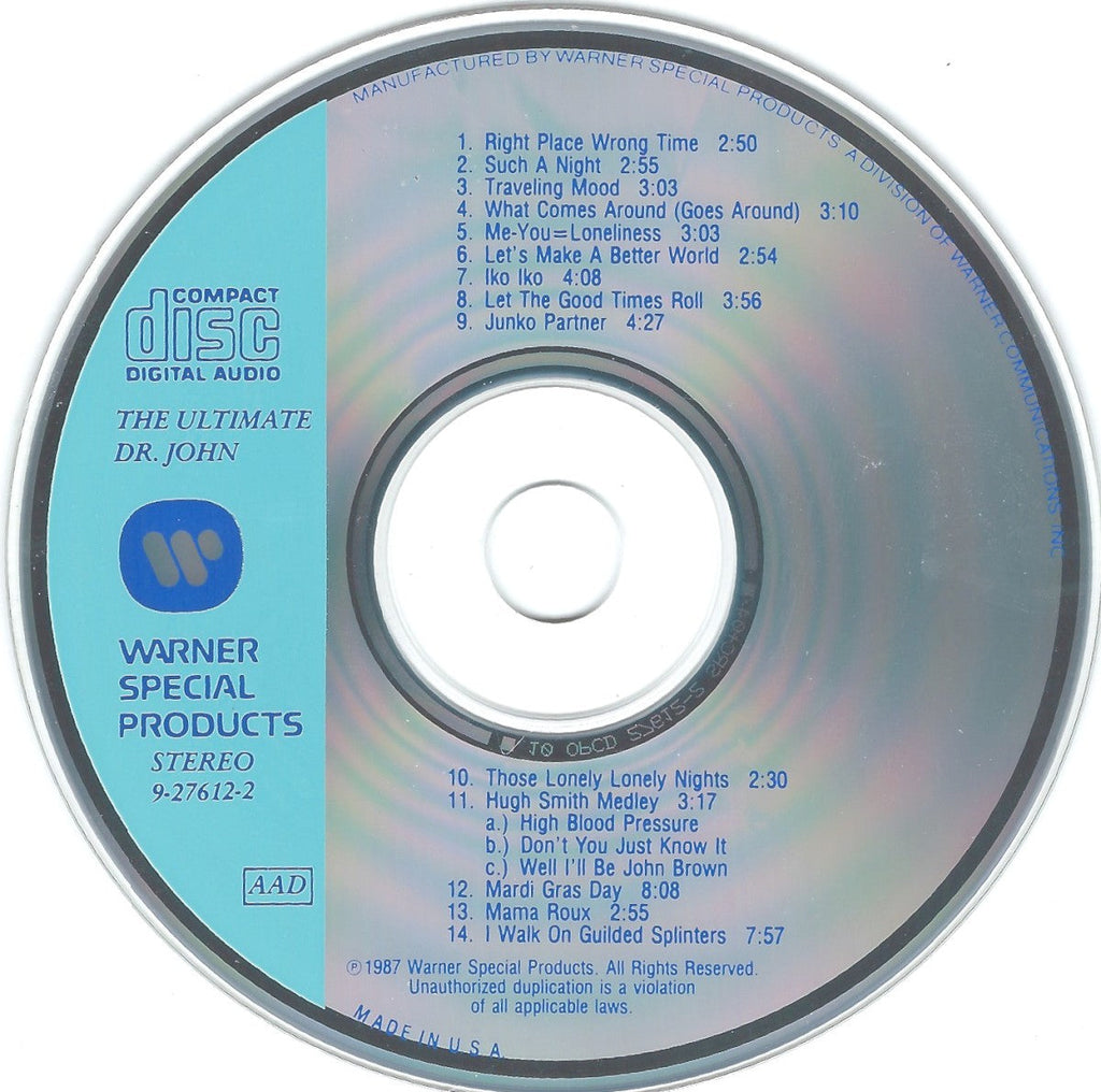 Dr. John – Ultimate Dr John Music CD