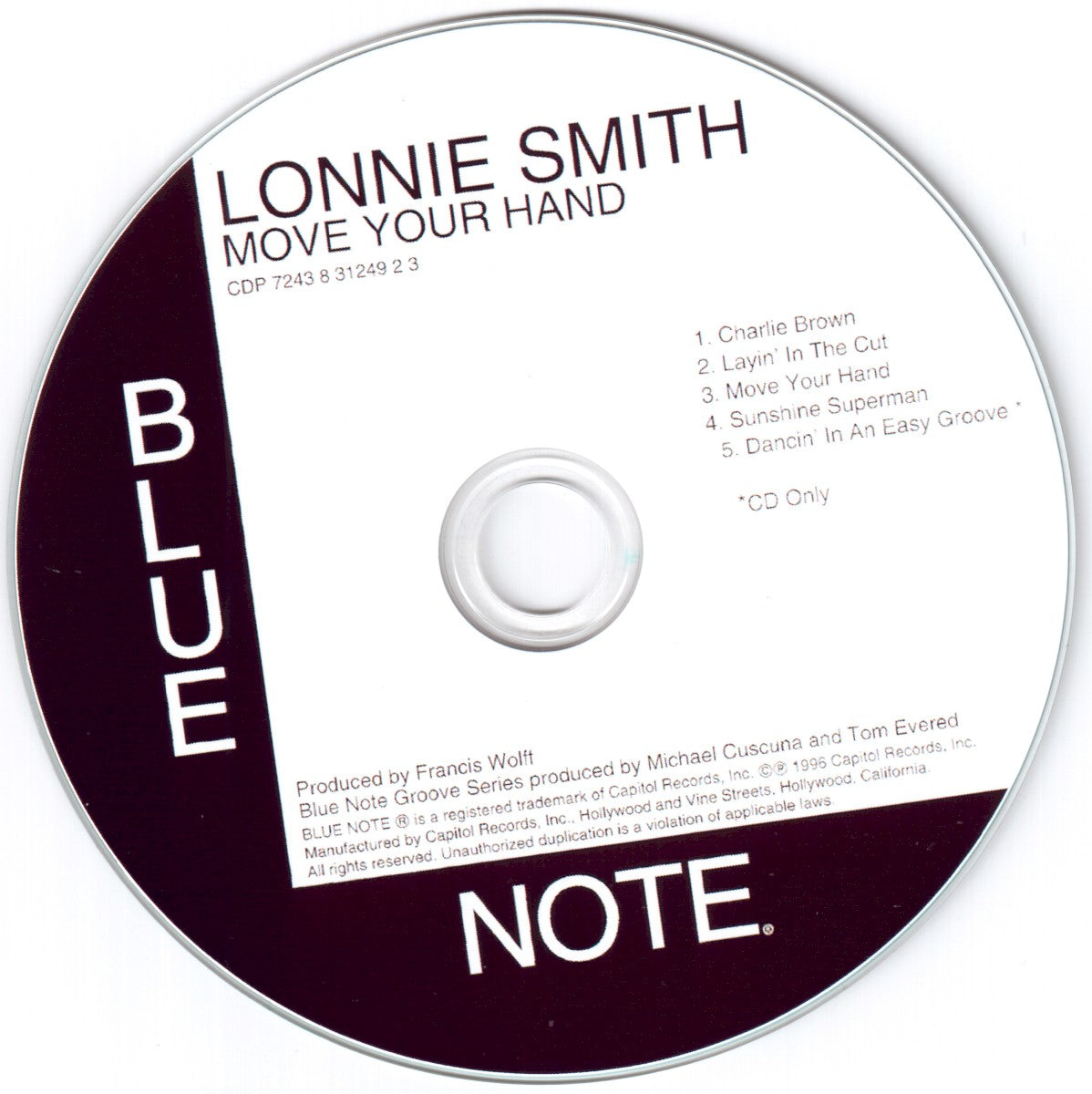 Lonnie Smith – Move Your Hand Music CD