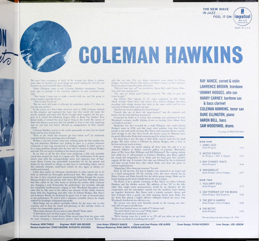 Duke Ellington - Meets Coleman Hawkins (LP Vinyl) Vinyl Record