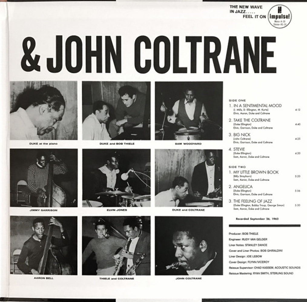 Duke Ellington & John Coltrane – Duke Ellington & John Coltrane (LP Vinyl) Vinyl Record