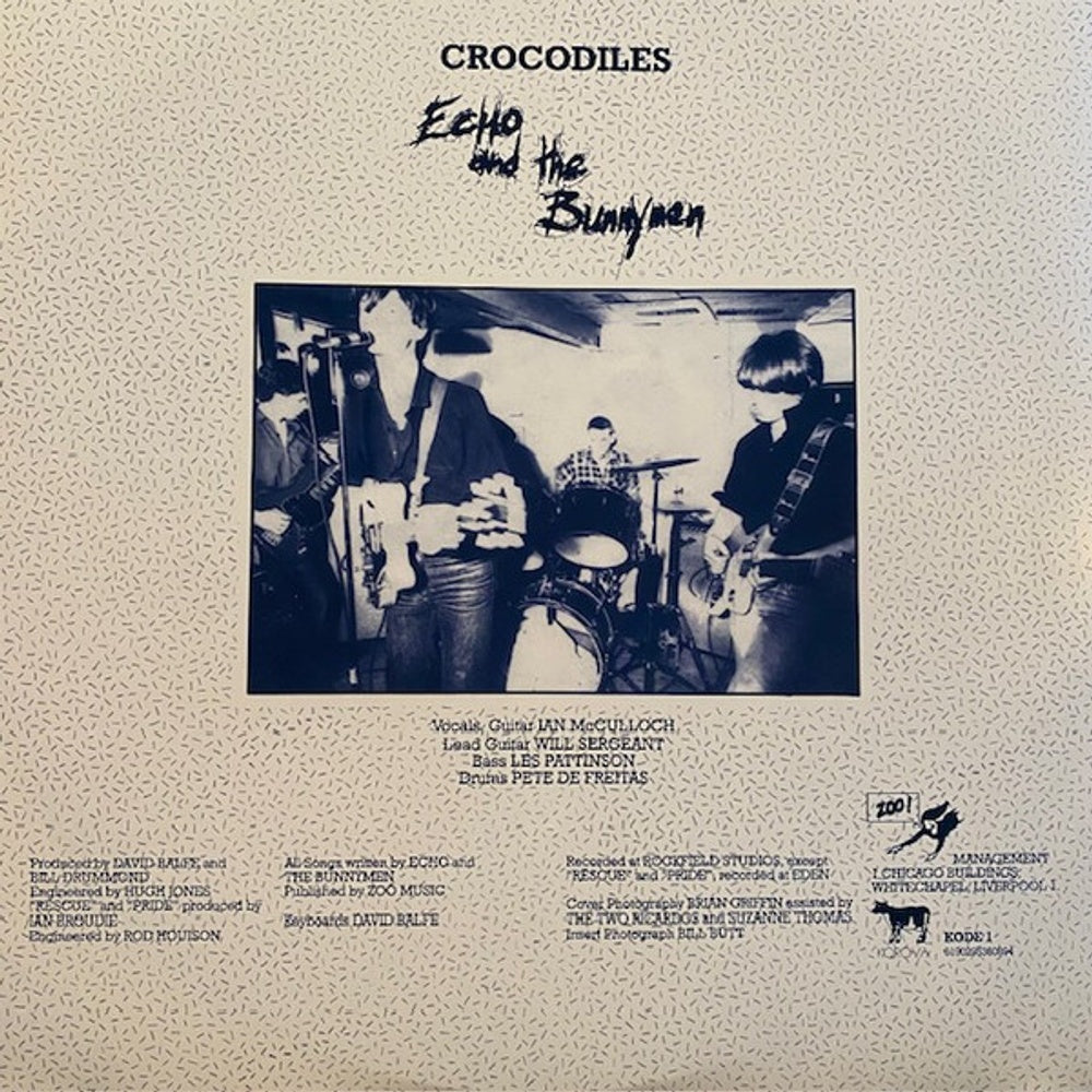 Echo & The Bunnymen – Crocodiles (LP Vinyl) Vinyl Record