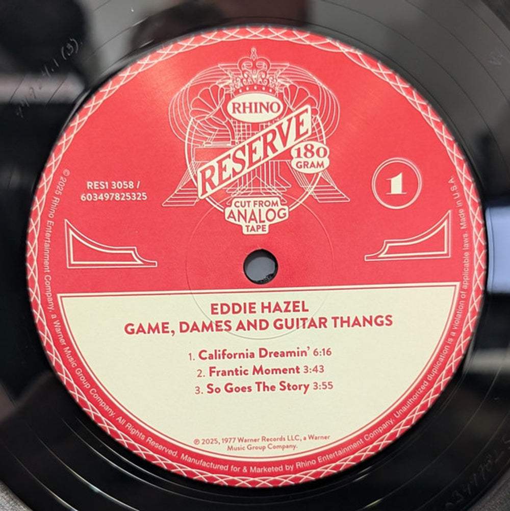 Eddie Hazel – Game, Dames And Guitar Thangs (LP Vinyl) Vinyl Record