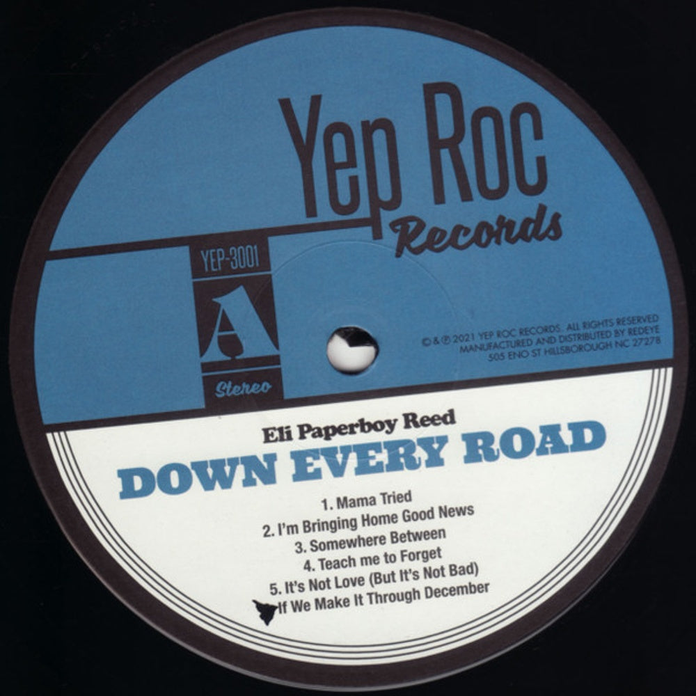 Eli "Paperboy" Reed – Down Every Road (LP Vinyl) Vinyl Record