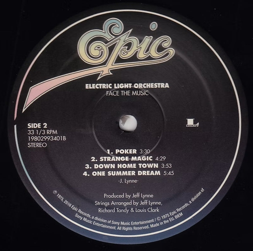 Electric Light Orchestra – Face The Music (LP Vinyl) Vinyl Record