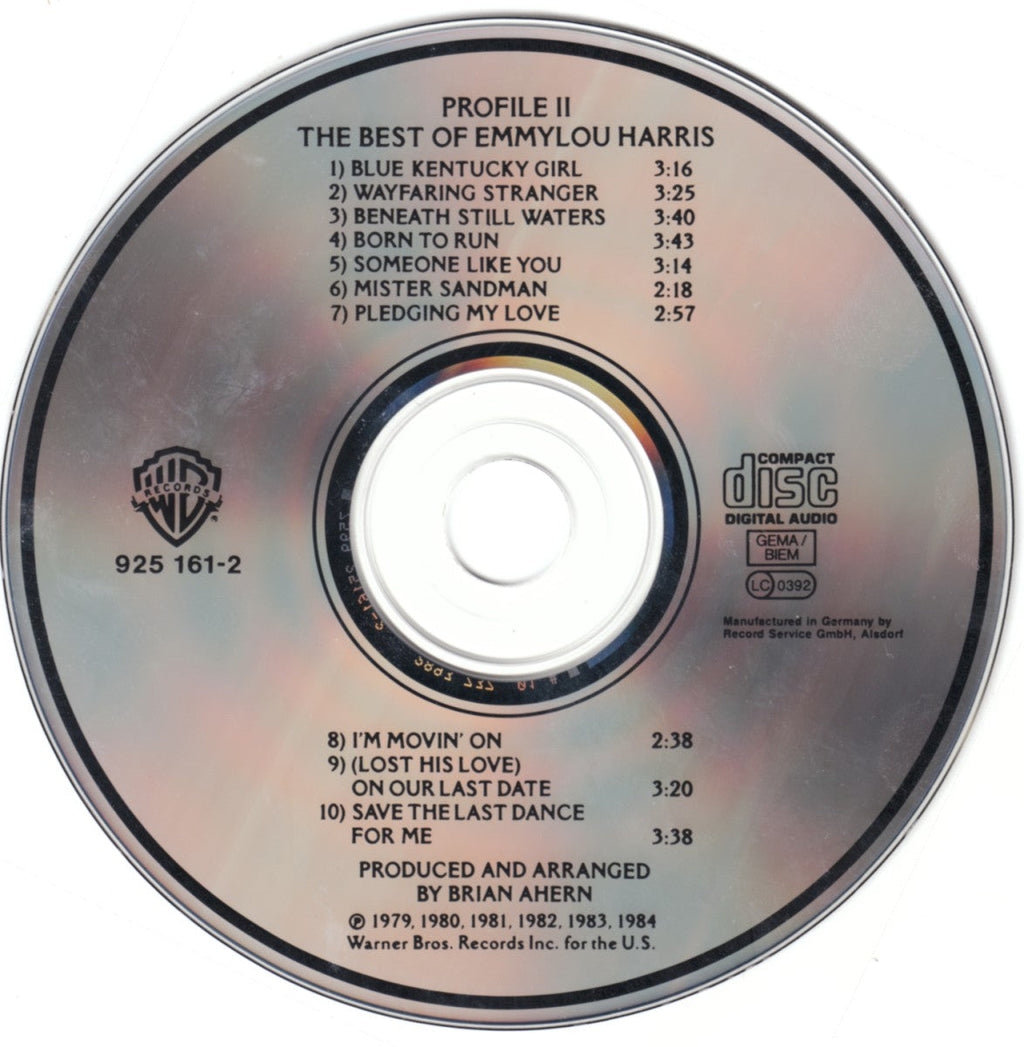 Emmylou Harris – Profile 2-Best Of Music CD