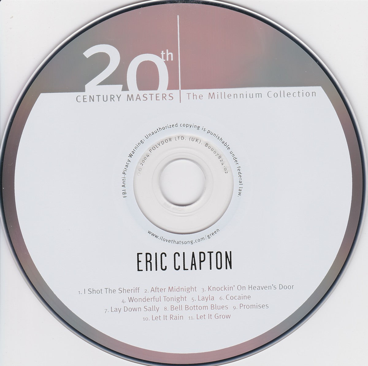 Eric Clapton – 20th Century Masters: Millennium Collection Music CD
