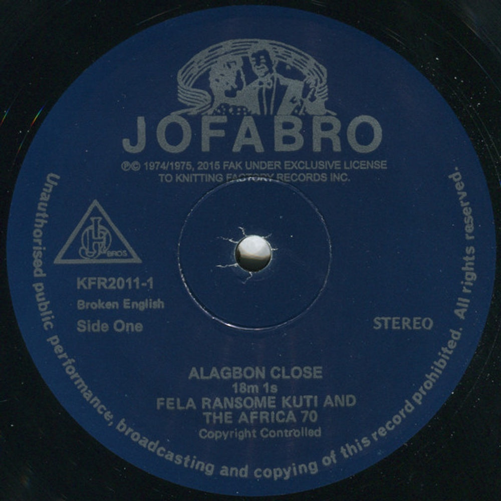 Fela Kuti – Alagbon Close (LP Vinyl) Vinyl Record