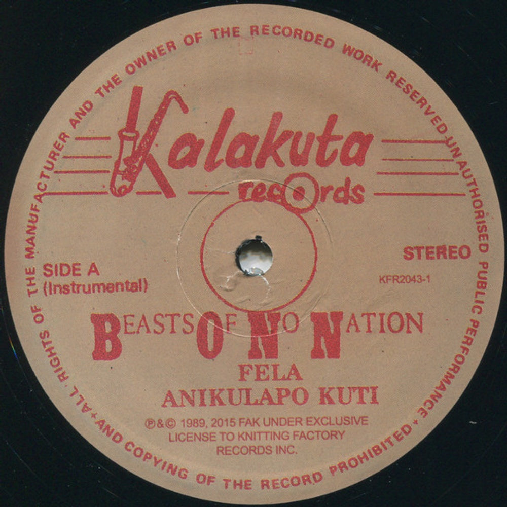 Fela Kuti – Beasts Of No Nation (LP Vinyl) Vinyl Record