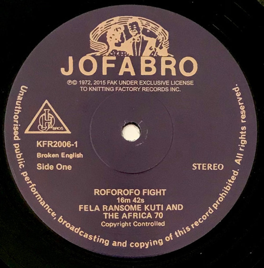 Fela Kuti – Roforofo Fight (LP Vinyl) Vinyl Record
