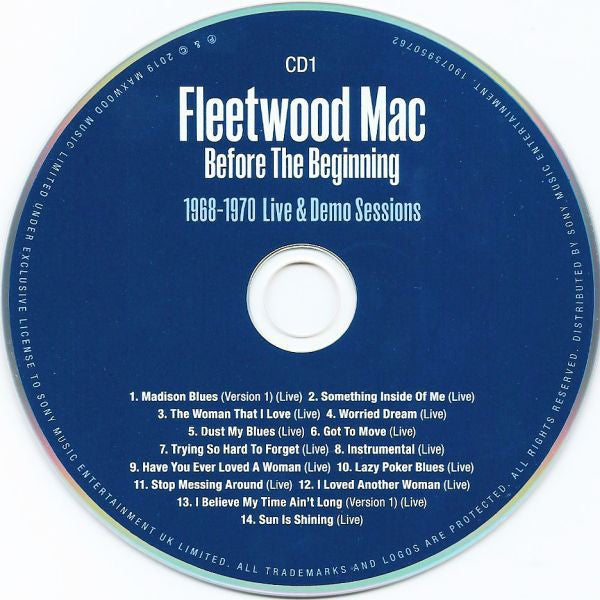 Fleetwood Mac – Before The Beginning: Live 1968-1970 (3-CD) Music CD
