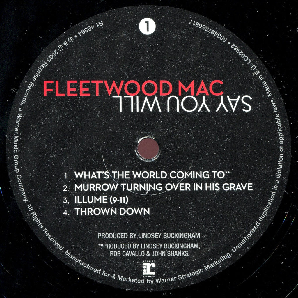 Fleetwood Mac – Say You Will (2-LP Vinyl) Vinyl Record