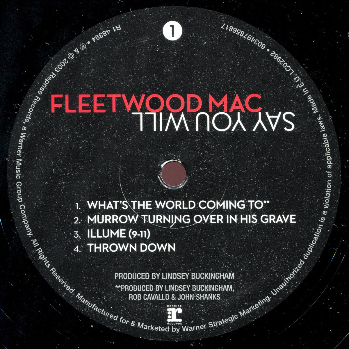 Fleetwood Mac – Say You Will (2-LP Vinyl) Vinyl Record