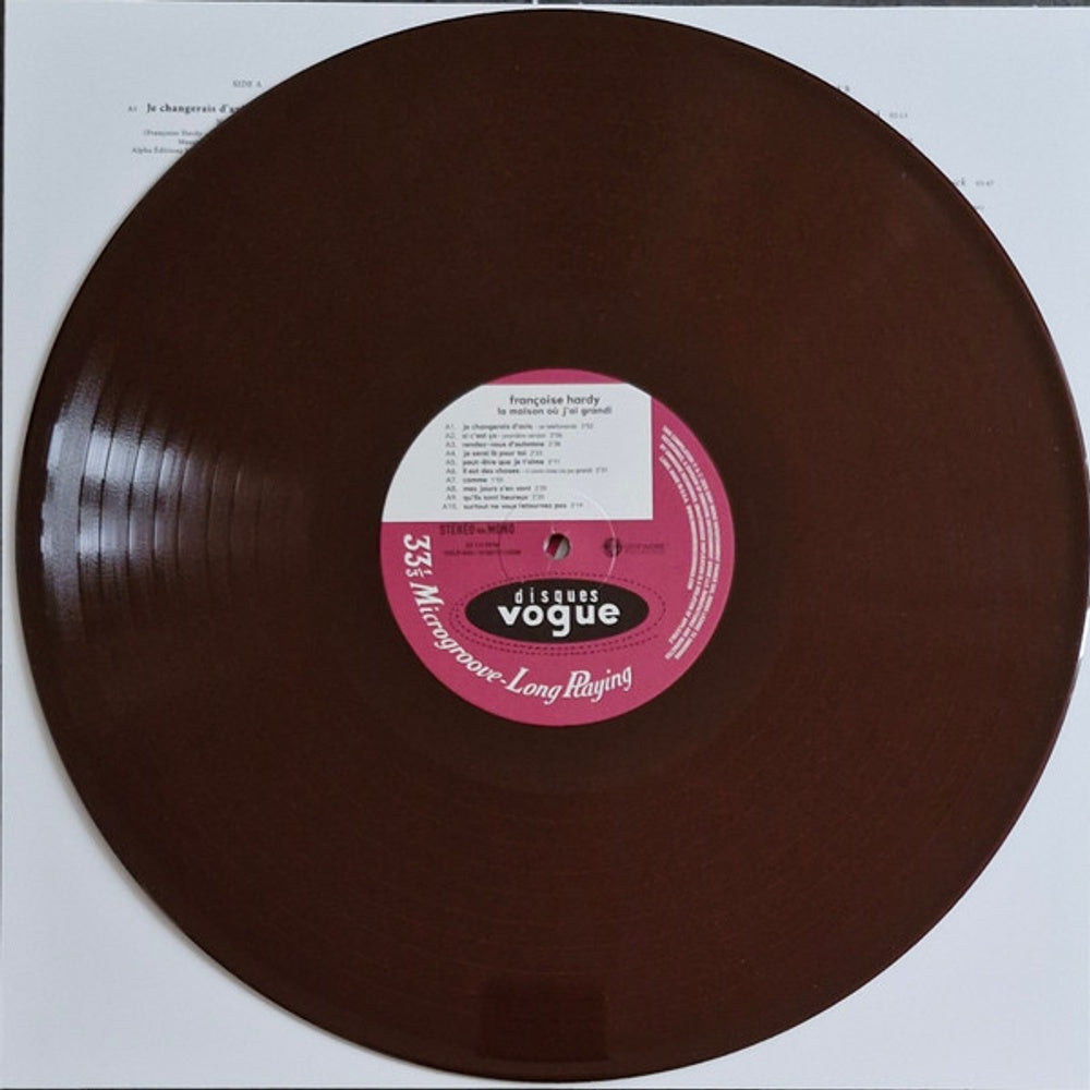 Francoise Hardy – La Maison Ou J'ai Grandi (LP Brown Vinyl) Vinyl Record