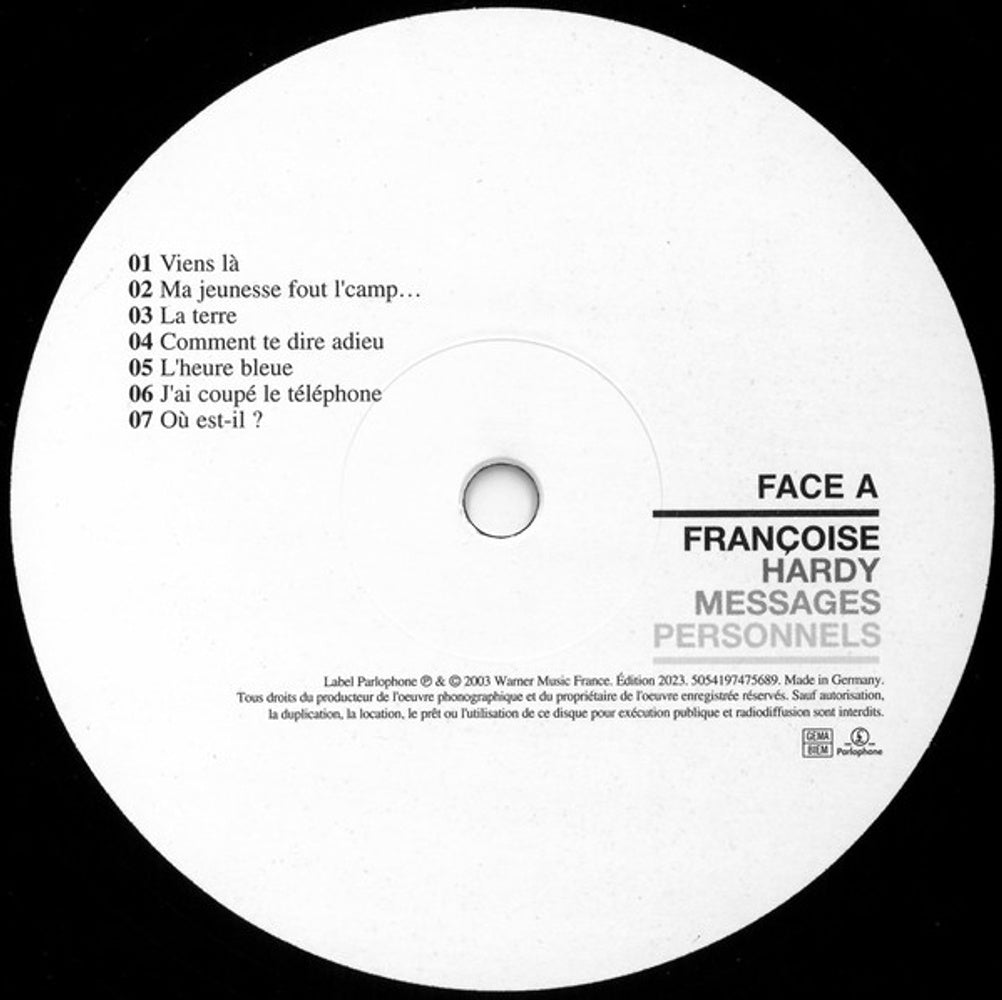 Francoise Hardy – Messages Personnels (2-LP Vinyl) Vinyl Record