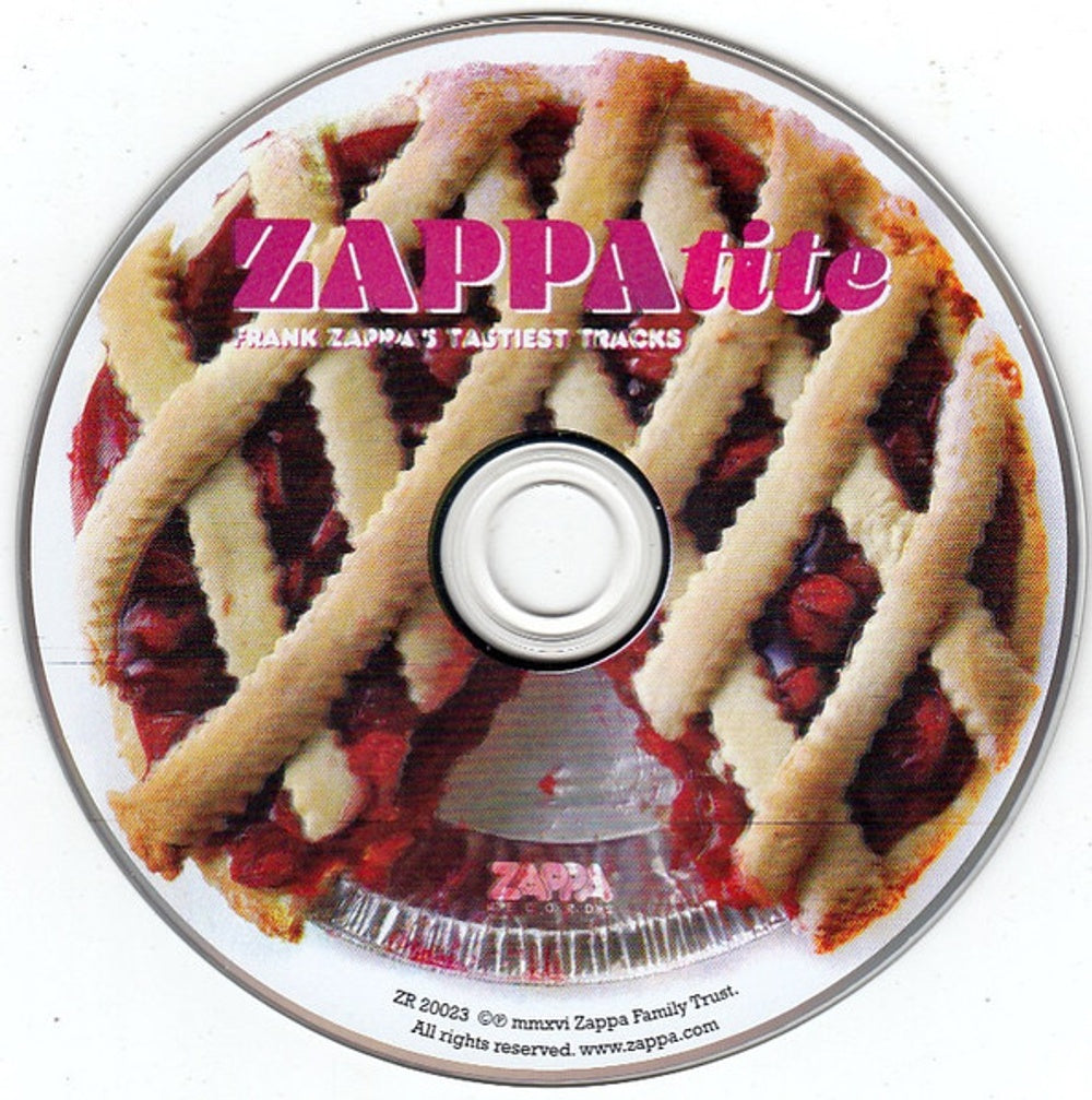 Frank Zappa – ZAPPAtite: Frank Zappa's Tastiest Tracks Music CD