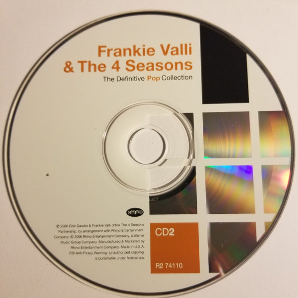 Frankie Valli and The Four Seasons – Definitive Pop (2-CD) Music CD