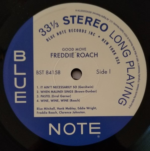 Freddie Roach – Good Move (LP Vinyl) Vinyl Record