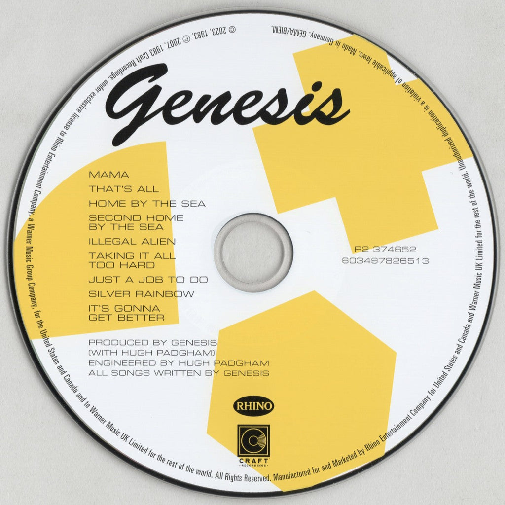Genesis – Genesis Music CD