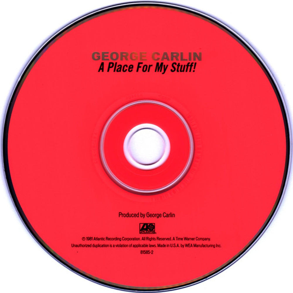 George Carlin – A Place For My Stuff Music CD