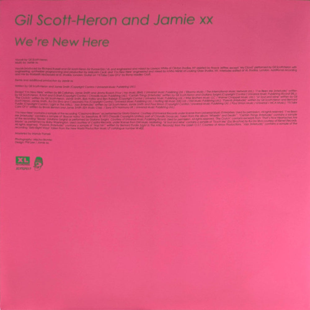 Gil Scott-Heron & Jamie XX – We're New Here (LP Vinyl) Vinyl Record