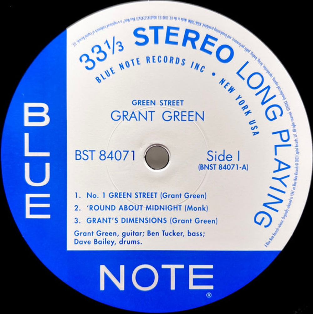 Grant Green – Green Street (LP Vinyl) Vinyl Record