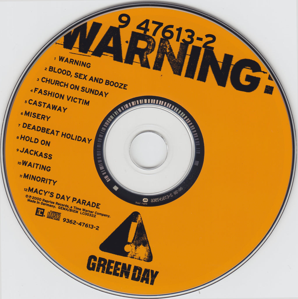 Green Day – Warning: Music CD