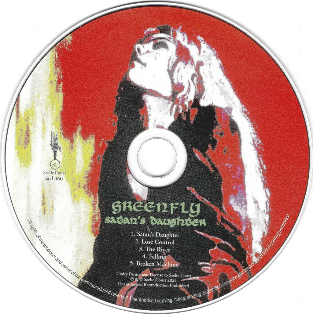 Greenfly – Satan's Daughter Music CD