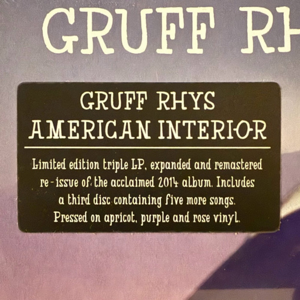 Gruff Rhys – American Interior (3-LP Vinyl) Vinyl Record