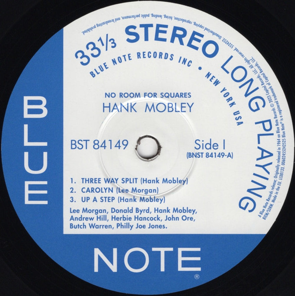 Hank Mobley – No Room For Squares (LP Vinyl) Vinyl Record