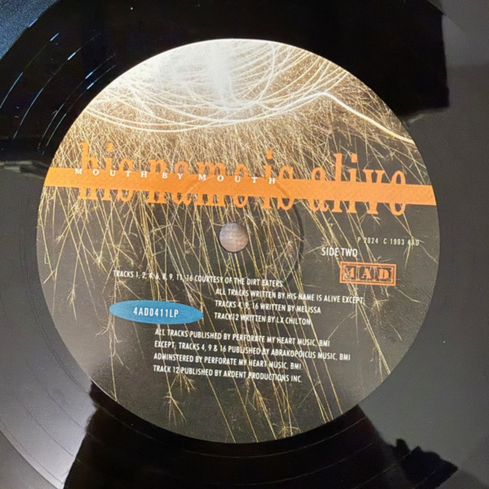 His Name Is Alive – Mouth By Mouth (LP Vinyl) Vinyl Record
