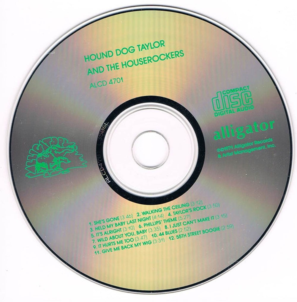 Hound Dog Taylor & the Houserockers Music CD