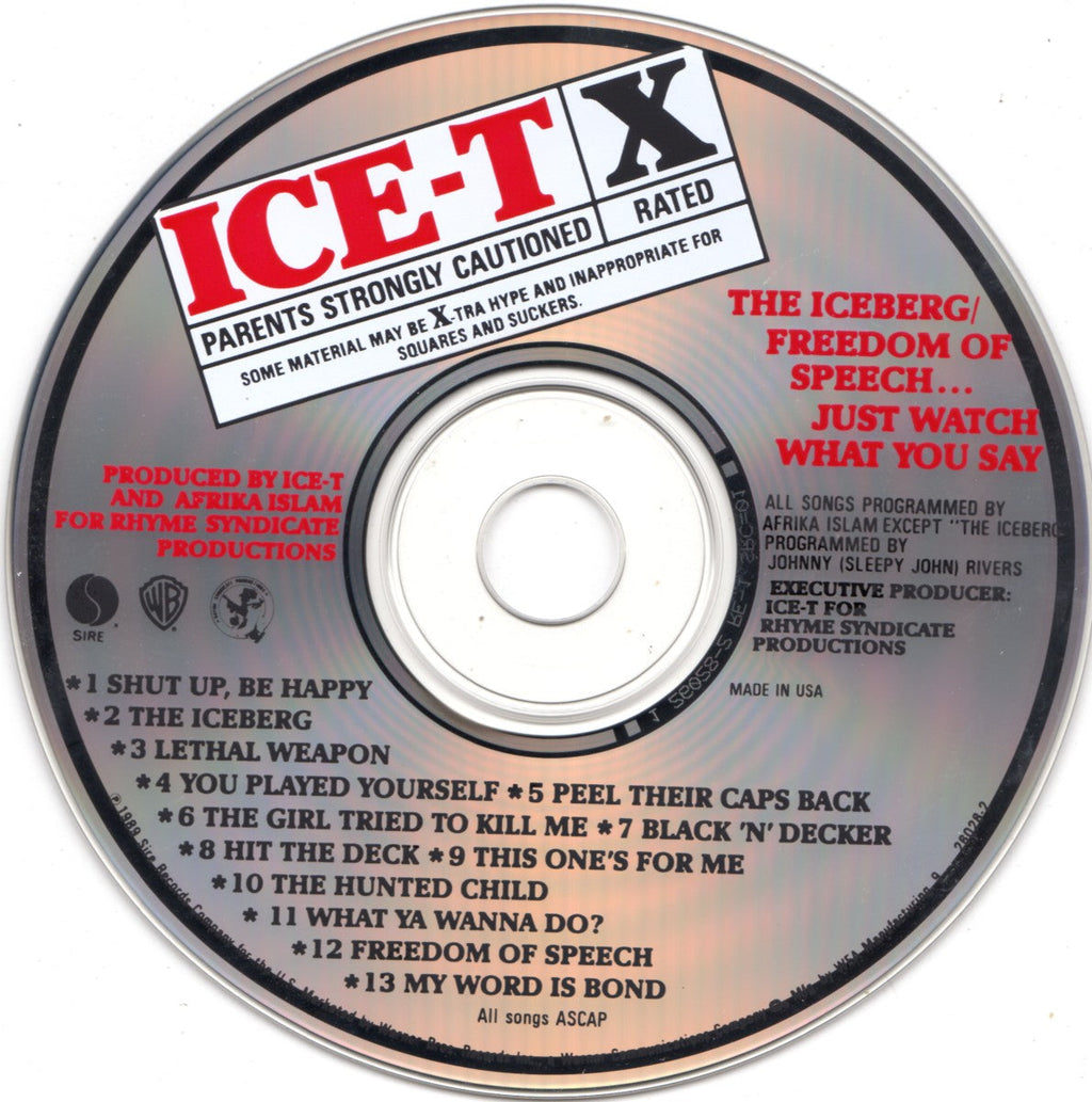 Ice-T – Freedom of Speech Music CD