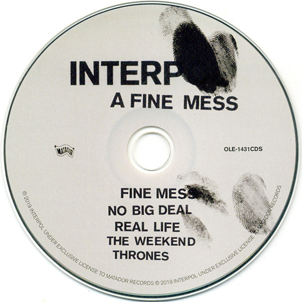 Interpol – Fine Mess Music CD