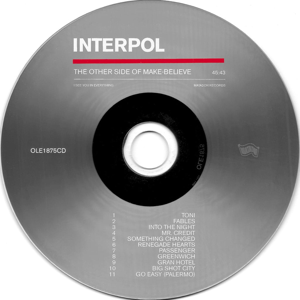 Interpol – The Other Side Of Make-Believe Music CD