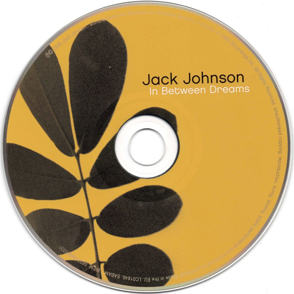 Jack Johnson – In Between Dreams Music CD