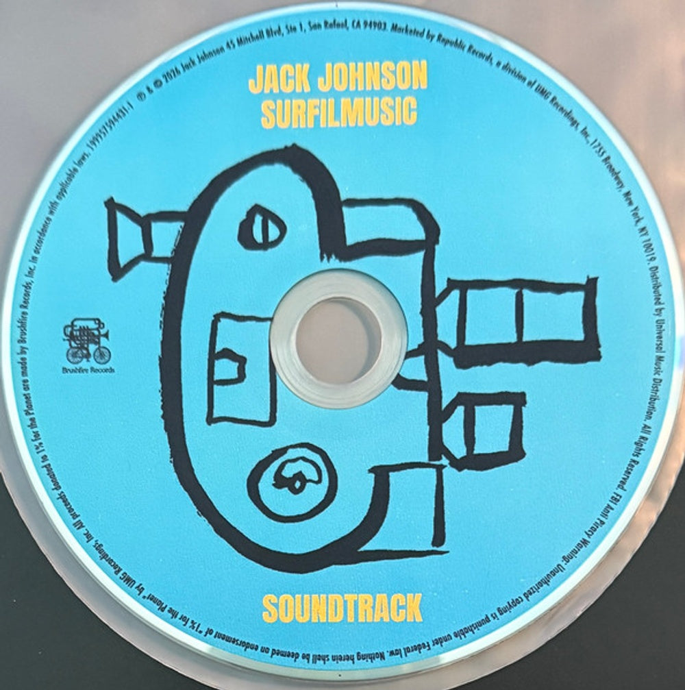 Jack Johnson – SURFILMUSIC (2-CD) Music CD