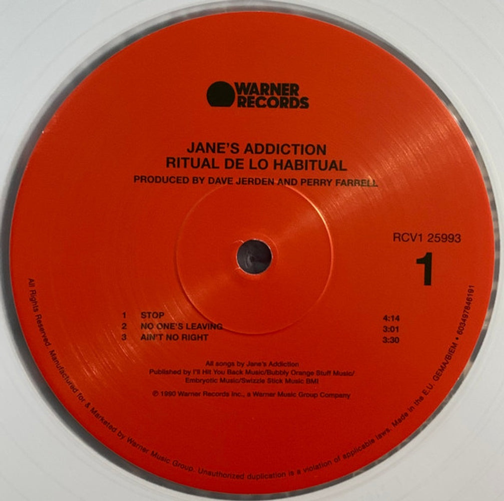 Jane's Addiction – Ritual De Lo Habitual (2-LP Vinyl) Vinyl Record